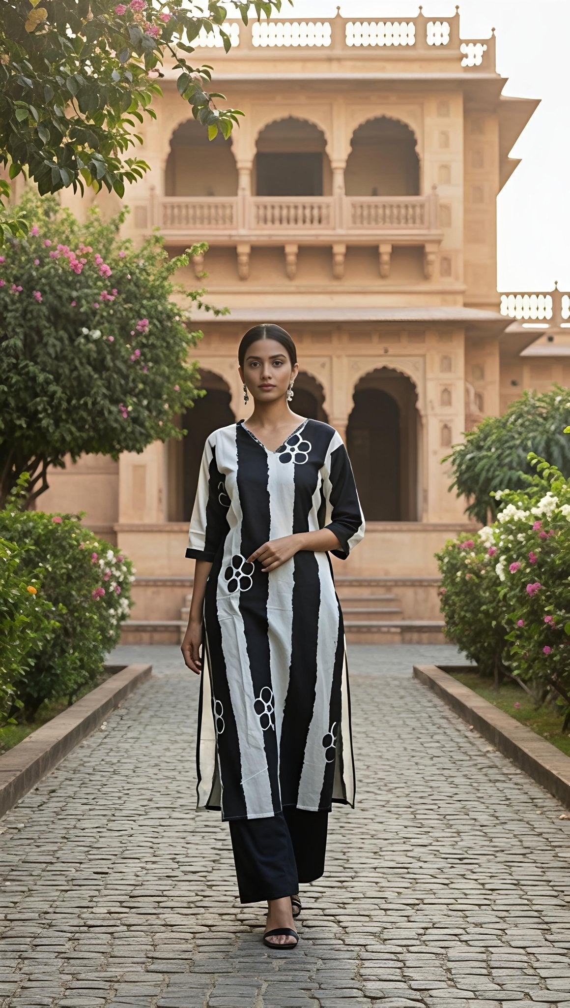 Designer Festive Wear Kurta Set with Statement Dupatta(SWSK43) - SortedMart