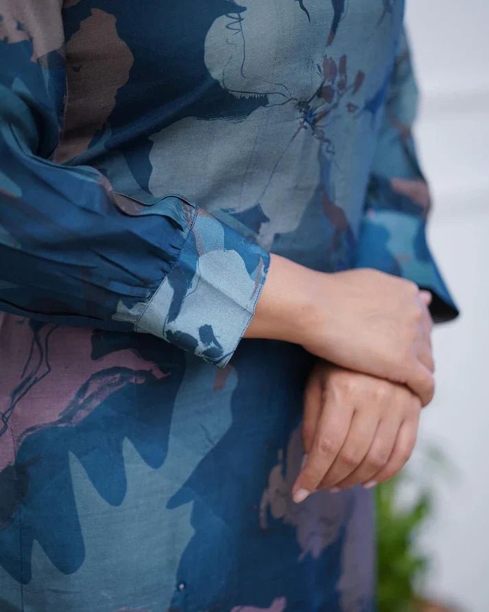 💃Enjoy New Floral Kurta Pant set with amazing lace Work ❤️(RD03) - SortedMart