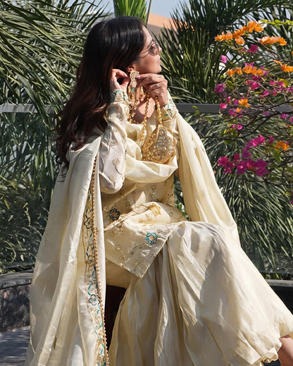 NEW LAUNCHING 3 PIECE SHARARA SET (RRRD33) - SortedMart