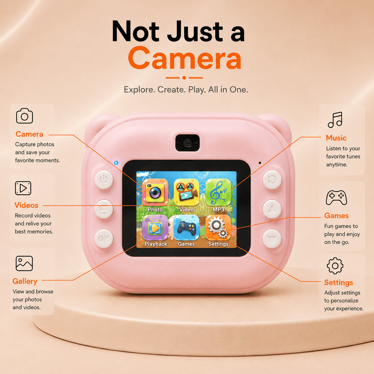 Sorted Instant Print Camera - SortedMart