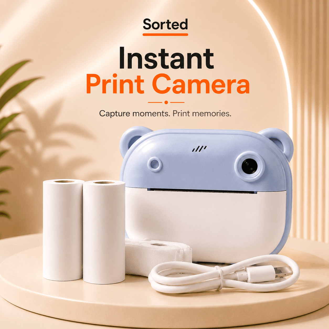 Sorted Instant Print Camera - SortedMart