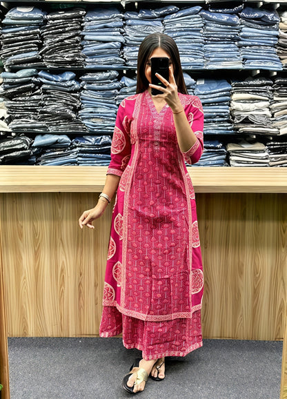 Stylish Printed Kurta Set with Dupatta for Everyday & Festive Wear(SWSK41) - SortedMart
