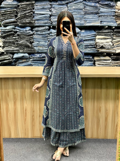 Stylish Printed Kurta Set with Dupatta for Everyday & Festive Wear(SWSK41) - SortedMart
