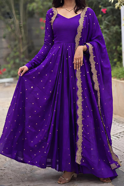 This Exquisite Georgette anarkali (RRRD30) - SortedMart