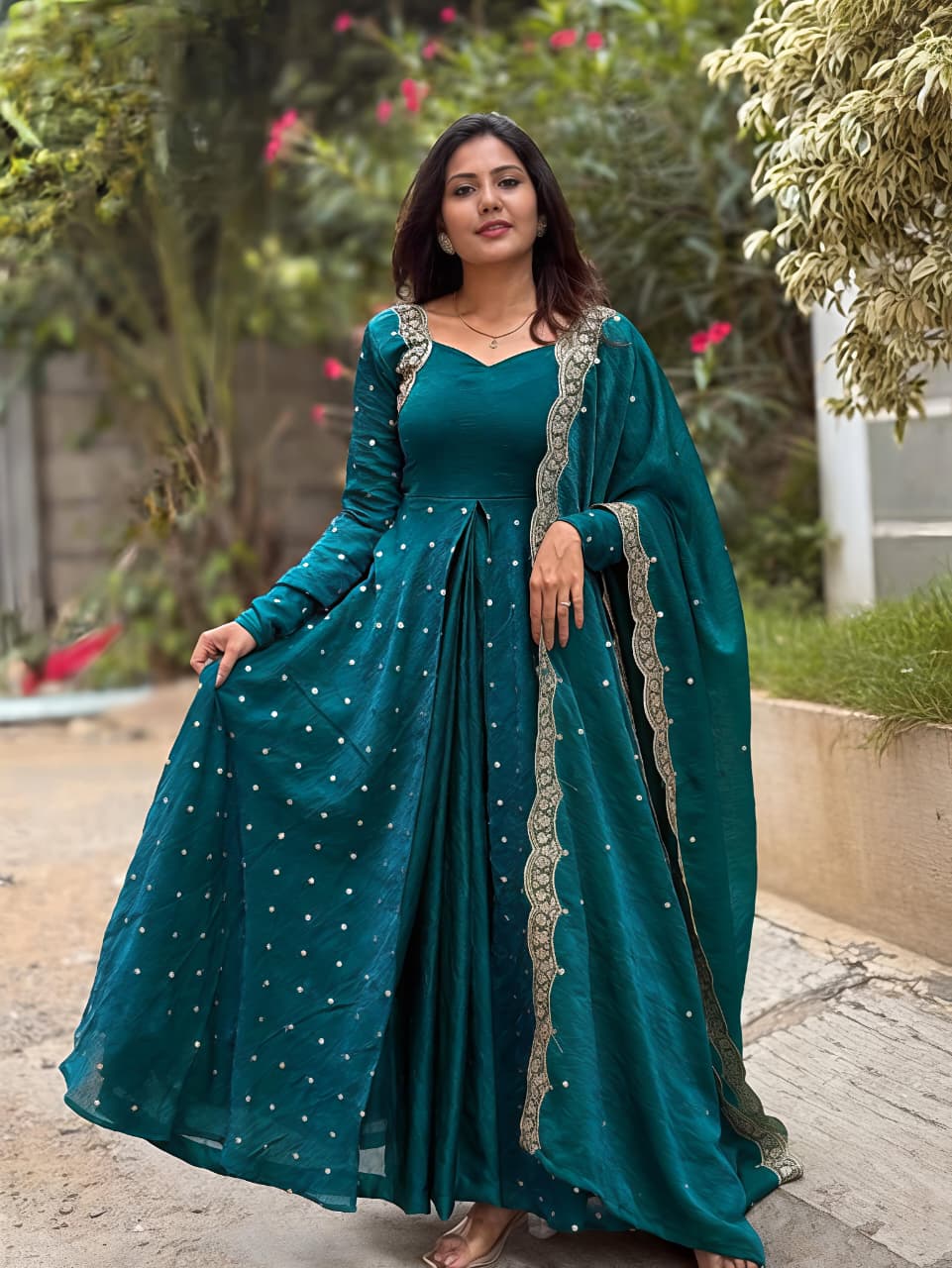 This Exquisite Georgette anarkali (RRRD30) - SortedMart