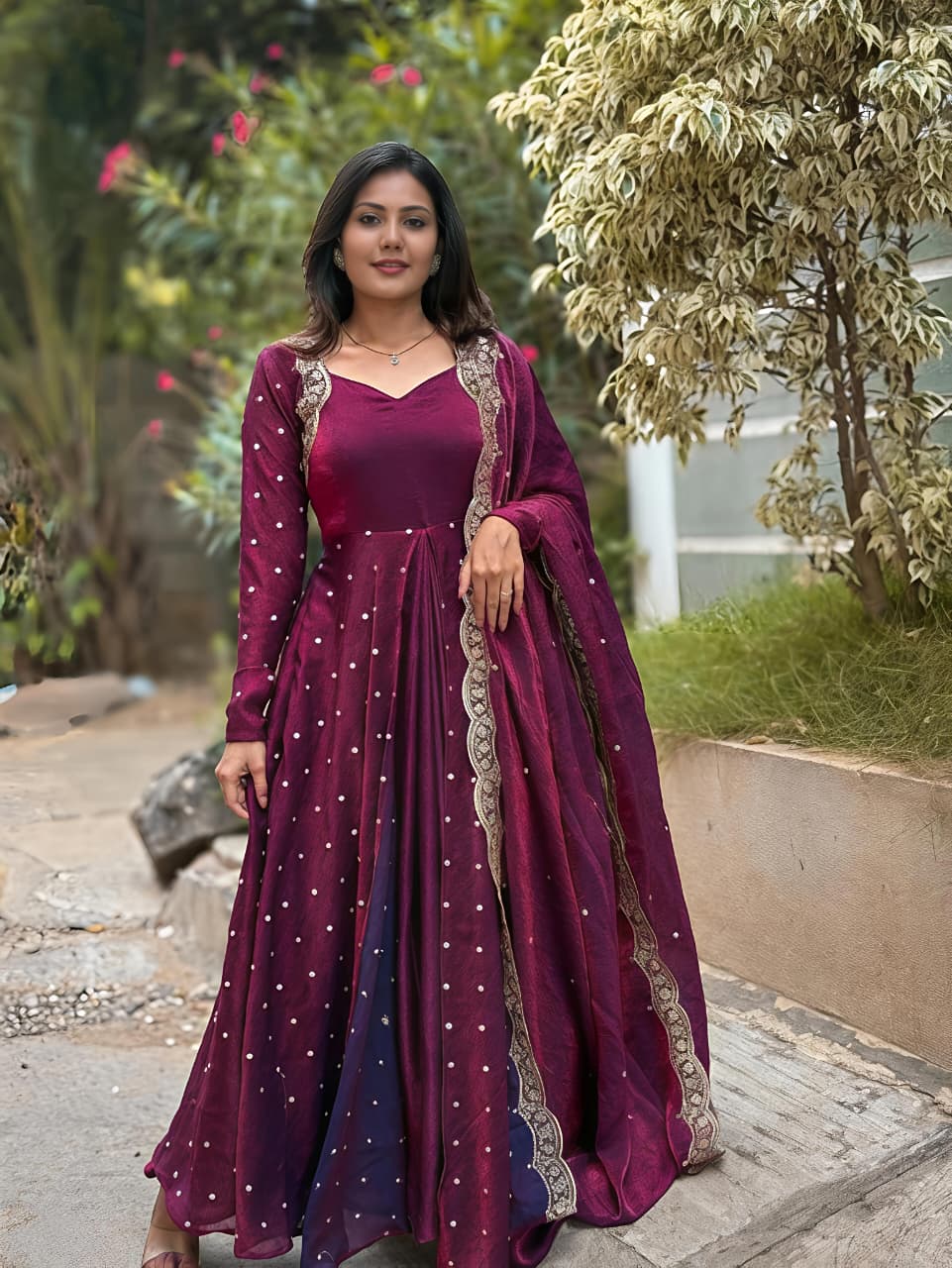 This Exquisite Georgette anarkali (RRRD30) - SortedMart