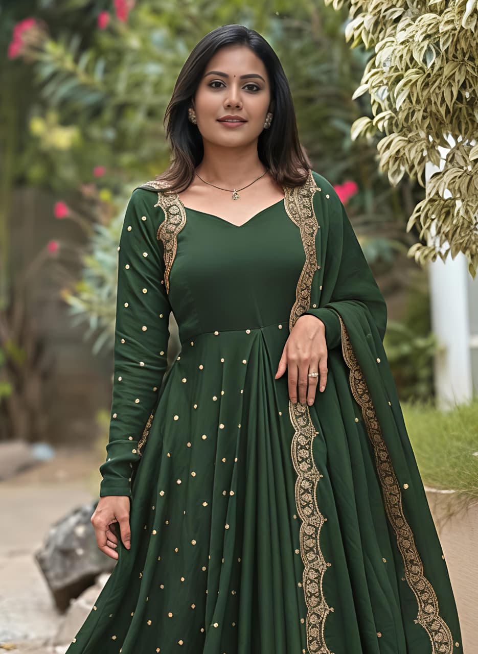 This Exquisite Georgette anarkali (RRRD30) - SortedMart
