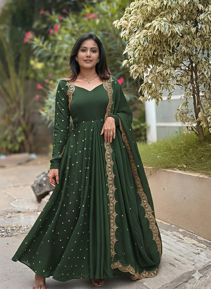 This Exquisite Georgette anarkali (RRRD30) - SortedMart