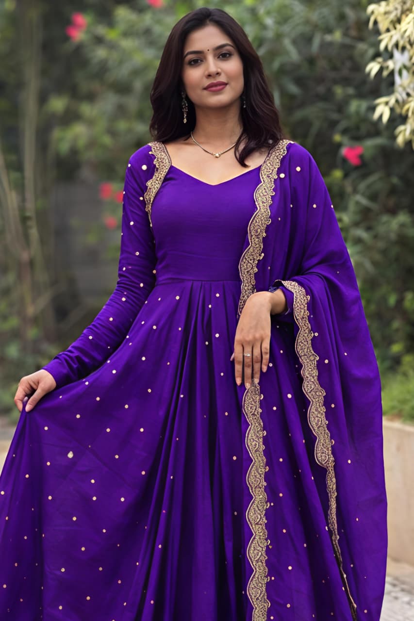 This Exquisite Georgette anarkali (RRRD30) - SortedMart