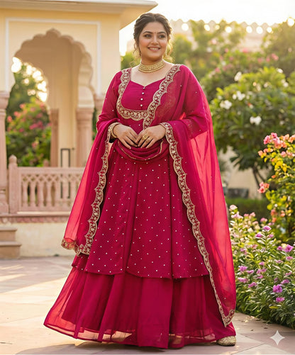 Tradition Meets Modern Grace in This Stunning Ethnic Ensemble (RRRD31) - SortedMart